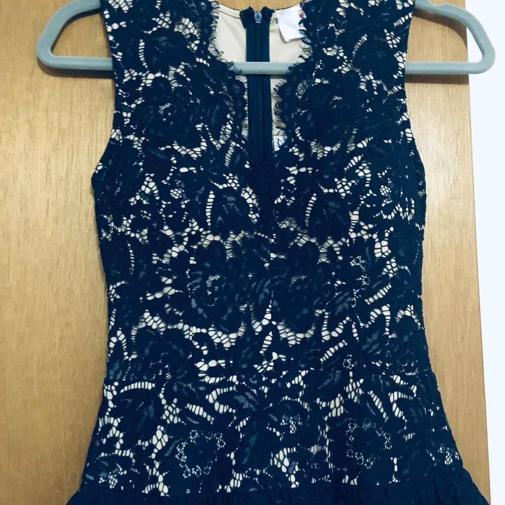 Lace Tiered Cocktail Dress